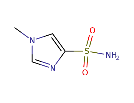 Molecular Structure of 111124-90-4 (1-METHYL-1H-IMIDAZOLE-4-SULFONAMIDE)