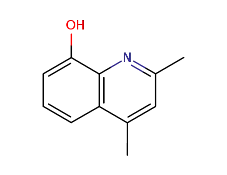 Molecular Structure of 115310-98-0 (2,4-Dimethyl-8-hydroxyquinoline)