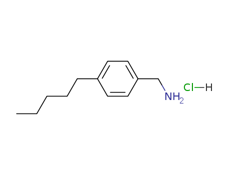 Benzenemethanamine,4-pentyl-, hydrochloride (1:1)