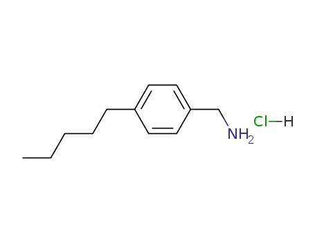 Molecular Structure of 105254-43-1 (4-PENTYLBENZYLAMINE HYDROCHLORIDE)