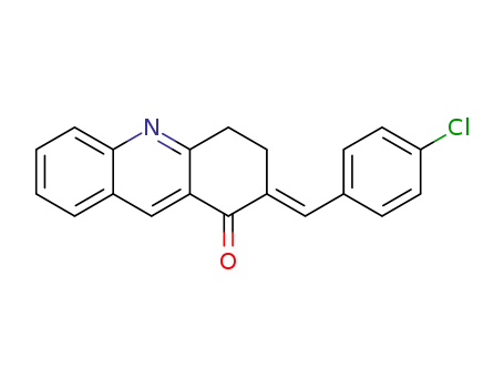Molecular Structure of 1353546-31-2 ((E)-2-[4-chlorobenzylidene]-3,4-dihydro-1(2H)-acridinone)