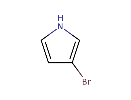 Molecular Structure of 87630-40-8 (3-BROMO-1H-PYRROLE)