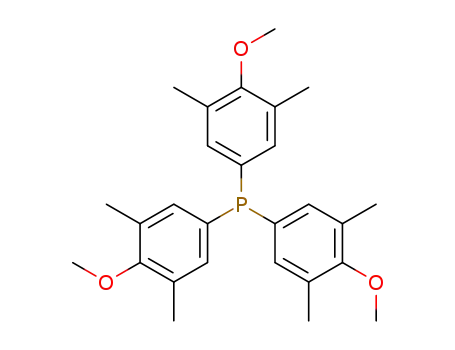 Molecular Structure of 121898-64-4 (TRIS(4-METHOXY-3,5-DIMETHYLPHENYL)PHOSPHINE)