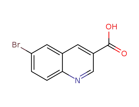 Molecular Structure of 798545-30-9 (6-BROMOQUINOLINE-3-CARBOXYLIC ACID)