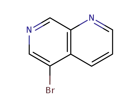 Molecular Structure of 17965-76-3 (5-BROMO-[1,7]NAPHTHYRIDINE)