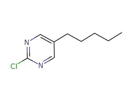 Molecular Structure of 154466-62-3 (2-CHLORO-5-N-PENTYLPYRIMIDINE)