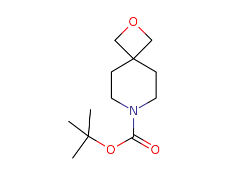 Molecular Structure of 240401-27-8 (2-Oxa-7-azaspiro[3.5]nonane-7-carboxylic acid, 1,1-dimethylethyl ester)