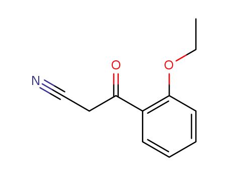 Molecular Structure of 89-44-1 (2-ETHOXYBENZOYLACETONITRILE)