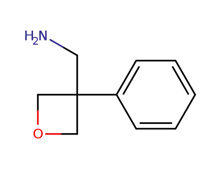 Molecular Structure of 497239-45-9 (3-Oxetanemethanamine,  3-phenyl-)