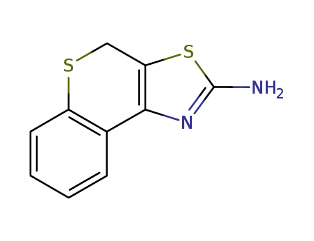 Molecular Structure of 31879-58-0 (4H-Thiochromeno[4,3-d]thiazol-2-ylamine)