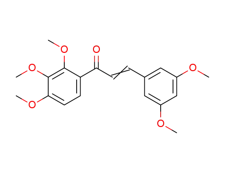 Molecular Structure of 1389310-67-1 (2',3',4',3,5-pentamethoxychalcone)