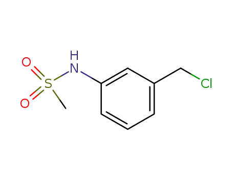 Molecular Structure of 362529-31-5 (N-(3-CHLOROMETHYL-PHENYL)-METHANESULFONAMIDE)