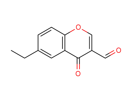 Molecular Structure of 42059-78-9 (6-ETHYL-3-FORMYLCHROMONE)