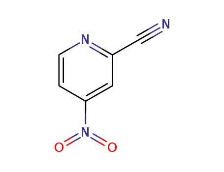 Molecular Structure of 19235-88-2 (2-Cyano-4-nitropyridine)