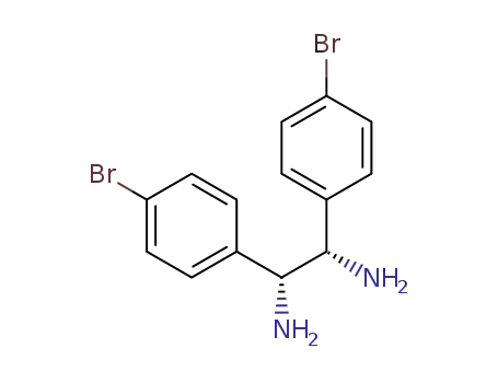 Molecular Structure of 117903-53-4 (MESO-1,2-BIS(4-BROMOPHENYL)ETHANEDIAMINE)