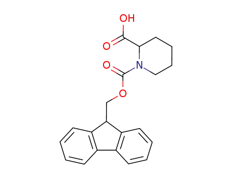 Molecular Structure of 105751-19-7 (FMOC-D-PIPECOLIC ACID)