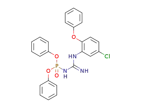 diphenyl N-(5-chloro-2-phenoxyphenylcarbamimido-1-yl)phosphoramidate