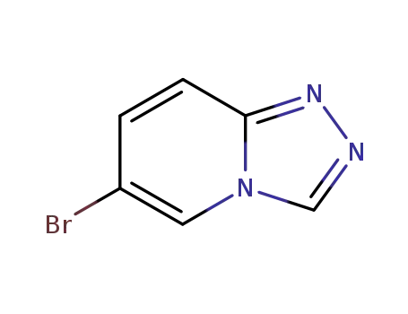 Molecular Structure of 108281-79-4 (6-BROMO-1,2,4-TRIAZOLO[4,3-1]PYRIDINE)