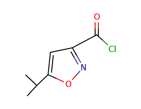 3-Isoxazolecarbonylchloride, 5-(1-methylethyl)-