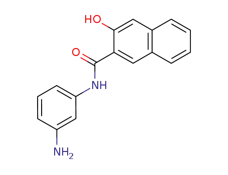 Molecular Structure of 4880-11-9 (2-Naphthalenecarboxamide, N-(3-aminophenyl)-3-hydroxy-)