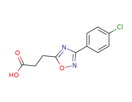 3-[3-(4-Chlorophenyl)-1,2,4-oxadiazol-5-yl]propanoic acid