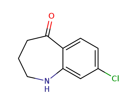 Molecular Structure of 116815-03-3 (8-CHLORO-1,2,3,4-TETRAHYDRO-BENZO[B]AZEPIN-5-ONE)