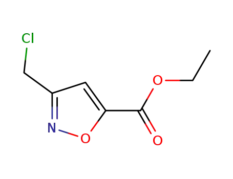 Molecular Structure of 1141427-74-8 (Ethyl 3-(chloroMethyl)isoxazole-5-carboxylate)