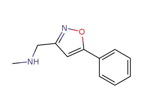 Molecular Structure of 852431-02-8 (N-METHYL-N-[(5-PHENYLISOXAZOL-3-YL)METHYL]AMINE)