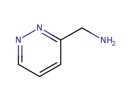 Molecular Structure of 93319-65-4 (3-PYRIDAZINYLMETHYLAMINE,97%)