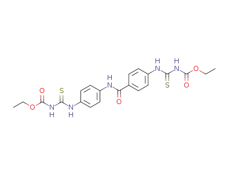 Molecular Structure of 1615693-67-8 (ethyl N-((4-((4-((((ethoxycarbonyl)amino)methanethioyl)amino)phenyl)carbamoyl)phenyl)carbamothioyl)carbamate)