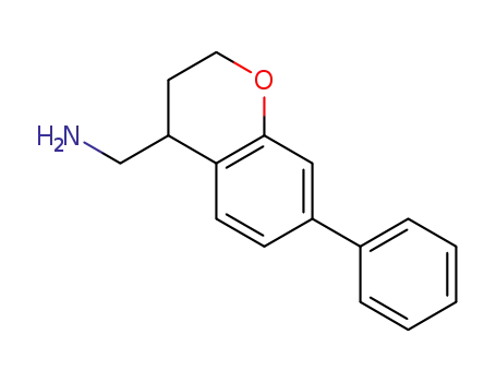 1-(7-phenyl-3,4-dihydro-2H-chromen-4-yl)methanamine