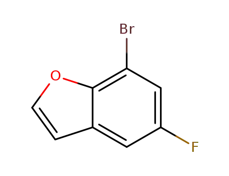 Molecular Structure of 253429-19-5 (7-Bromo-5-fluorobenzo[b]furan)