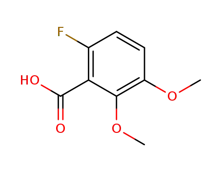 Molecular Structure of 265670-72-2 (6-fluoro-2,3-diMethoxybenzoic acid)
