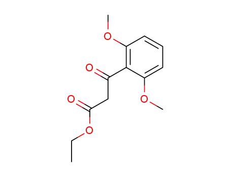 Molecular Structure of 125732-13-0 (ETHYL 3-(2,6-DIMETHOXYPHENYL)-3-OXOPROPANOATE)