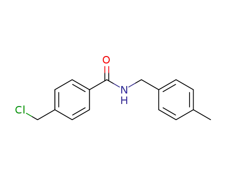 Molecular Structure of 1097079-57-6 (4-chloromethyl-N-(4-methylbenzyl)benzamide)