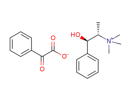 Molecular Structure of 1639366-24-7 ([(1R,2S)-N,N-dimethylephedrinium][phenylglyoxylate])
