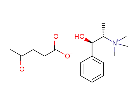Molecular Structure of 1639366-26-9 ([(1R,2S)-N,N-dimethylephedrinium][levulinate])