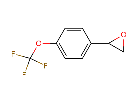 Molecular Structure of 111991-17-4 (Oxirane, [4-(trifluoromethoxy)phenyl]-)