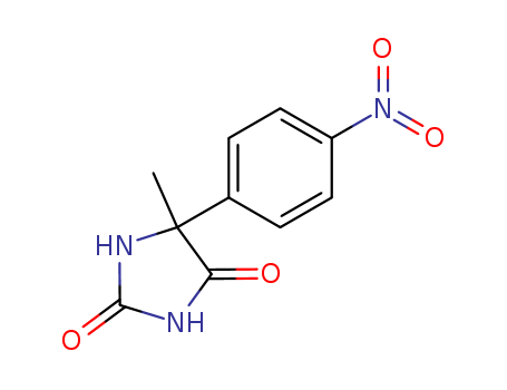 64464-22-8,5-METHYL-5-(4-NITRO-PHENYL)-IMIDAZOLIDINE-2,4-DIONE,Hydantoin,5-methyl-5-(p-nitrophenyl)- (6CI);5-Methyl-5-(4-nitrophenyl)imidazolidine-2,4-dione