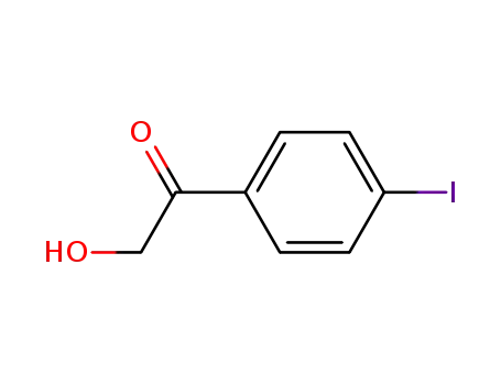 Molecular Structure of 78812-64-3 (2-HYDROXY-1-(4-IODOPHENYL)ETHANONE)