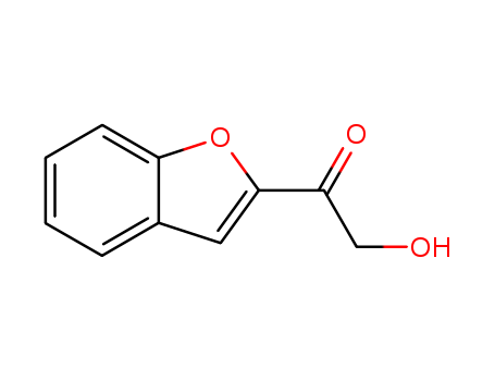 Molecular Structure of 111505-80-7 (Ethanone, 1-(2-benzofuranyl)-2-hydroxy-)