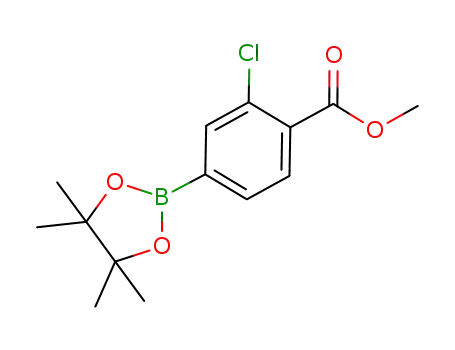 (3-CHLORO-4-METHOXYCARBONYL)BENZENEBORONIC ACID PINACOL ESTER