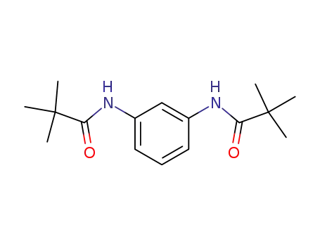 Molecular Structure of 25116-08-9 (Propanamide, N,N'-1,3-phenylenebis[2,2-dimethyl-)