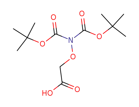 Molecular Structure of 293302-31-5 (BIS-BOC-AMINO-OXYACETIC ACID)