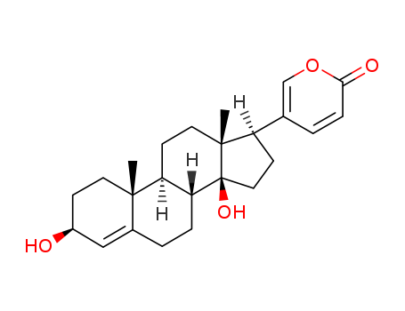 Bufa-4,20,22-trienolide,3,14-dihydroxy-, (3b)- cas  465-22-5