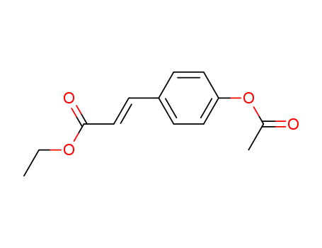 2-Propenoicacid, 3-[4-(acetyloxy)phenyl]-, ethyl ester