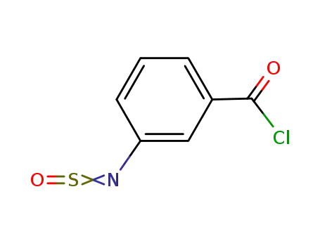 Molecular Structure of 24305-84-8 (Benzoyl chloride, 3-(sulfinylamino)-)