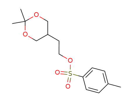 Molecular Structure of 127218-58-0 (1,3-Dioxane-5-ethanol, 2,2-dimethyl-, 4-methylbenzenesulfonate)