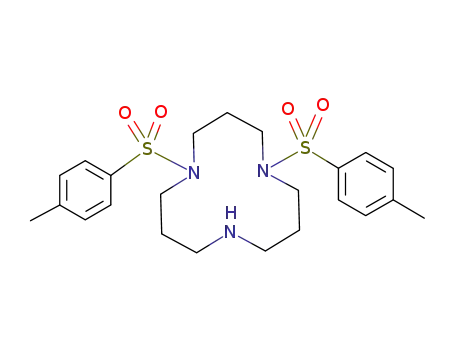 Molecular Structure of 164913-31-9 (N<sup>1</sup>,N<sup>5</sup>-ditosyl-1,5,9-triazacyclododecane)