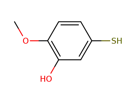 Molecular Structure of 69845-06-3 (3-hydroxy-4-methoxythiophenol)